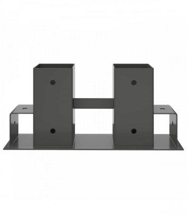 Firewood Stack Aid 12 pcs Anthracite 34 x 10 x 15 cm Steel