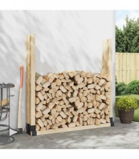 Firewood Stack Aid 2 pcs Anthracite 34 x 10 x 15 cm Steel