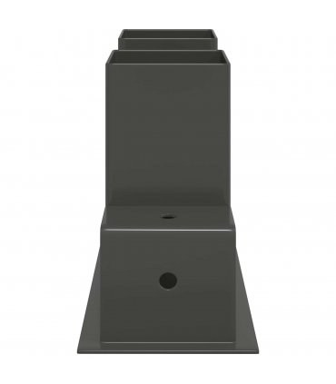 Firewood Stack Aid 2 pcs Anthracite 34 x 10 x 15 cm Steel