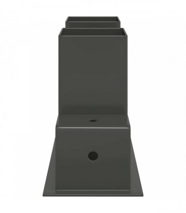 Firewood Stack Aid 4 pcs Anthracite 34 x 10 x 15 cm Steel