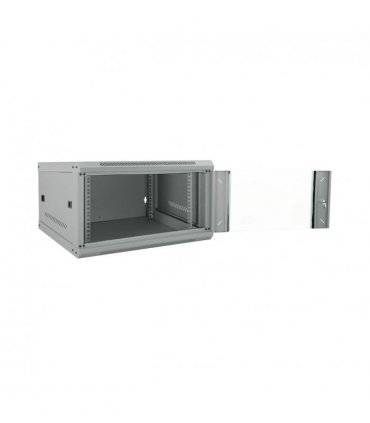 vidaXL Network Cabinet with Storage Grey 53 x 60 x 30 cm Steel — Size: 530 x 600 x 300 mm