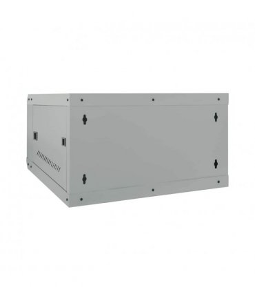 vidaXL Network Cabinet with Storage Grey 53 x 60 x 30 cm Steel — Size: 530 x 600 x 300 mm