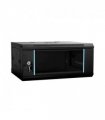 vidaXL Network Cabinet with Storage Black 60 x 35 x 28 cm Steel — Size: 600 x 350 x 280 mm