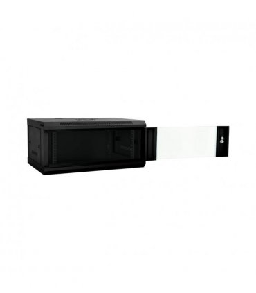 vidaXL Network Cabinet with Storage Black 60 x 35 x 28 cm Steel — Size: 600 x 350 x 280 mm