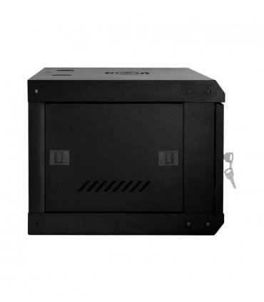 vidaXL Network Cabinet with Storage Black 60 x 35 x 28 cm Steel — Size: 600 x 350 x 280 mm