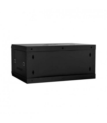 vidaXL Network Cabinet with Storage Black 60 x 35 x 28 cm Steel — Size: 600 x 350 x 280 mm