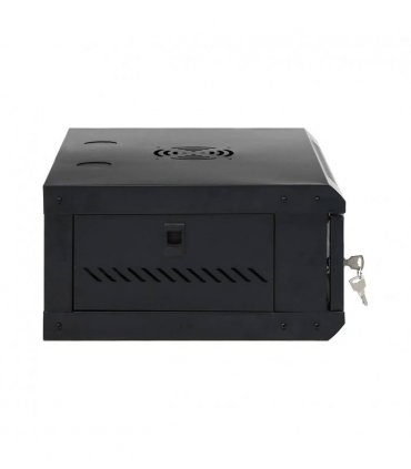 vidaXL Network Cabinet with Storage Black 53 x 45 x 21 cm Steel — Size: 530 x 450 x 210 mm