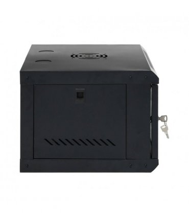 vidaXL 6U Wall Mounted Network Cabinet 19" IP20 53x40x30 cm — Colour: black, Size: 530 x 400 x 300 mm