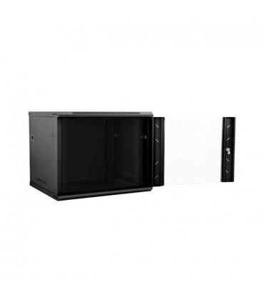 vidaXL Network Cabinet with Storage Black 60 x 60 x 50 cm Steel — Size: 600 x 600 x 500 mm