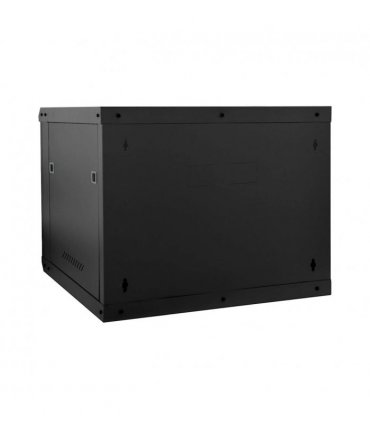 vidaXL Network Cabinet with Storage Black 60 x 60 x 50 cm Steel — Size: 600 x 600 x 500 mm