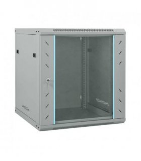 vidaXL Network Cabinet with Storage Grey 60 x 45 x 65 cm Steel — Size: 600 x 450 x 650 mm