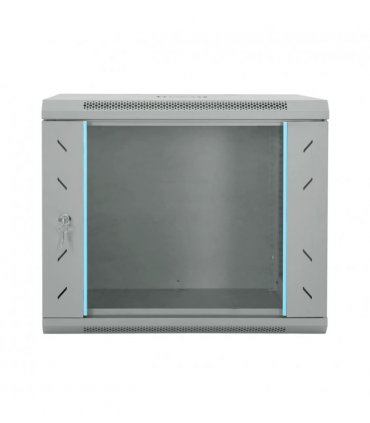 vidaXL Network Cabinet with Storage Grey 60 x 45 x 50 cm Steel — Size: 600 x 450 x 500 mm