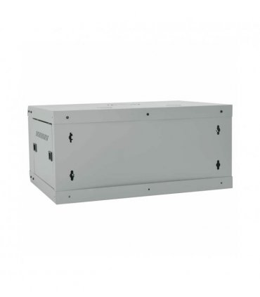 vidaXL Network Cabinet with Storage Grey 60 x 45 x 28 cm Steel — Size: 600 x 450 x 280 mm