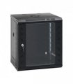 vidaXL 12U Wall Mounted Network Cabinet 19" IP20 53x40x60 cm — Colour: black, Size: 530 x 400 x 600 mm