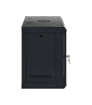 vidaXL 12U Wall Mounted Network Cabinet 19" IP20 53x40x60 cm — Colour: black, Size: 530 x 400 x 600 mm