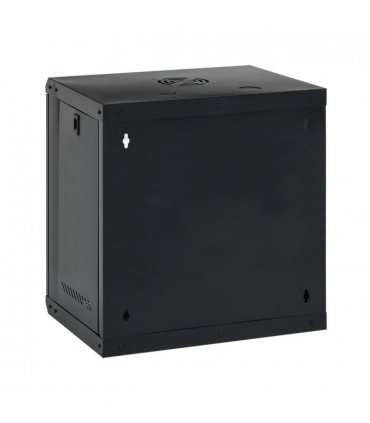 vidaXL 12U Wall Mounted Network Cabinet 19" IP20 53x40x60 cm — Colour: black, Size: 530 x 400 x 600 mm