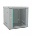 vidaXL Network Cabinet with Storage Grey 53 x 60 x 60 cm Steel — Size: 530 x 600 x 600 mm