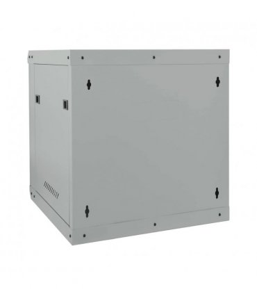vidaXL Network Cabinet with Storage Grey 53 x 60 x 60 cm Steel — Size: 530 x 600 x 600 mm