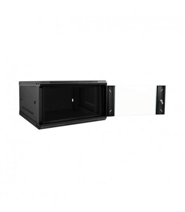 vidaXL Network Cabinet with Storage Black 53 x 60 x 30 cm Steel — Size: 530 x 600 x 300 mm