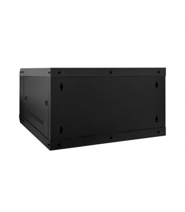 vidaXL Network Cabinet with Storage Black 53 x 60 x 30 cm Steel — Size: 530 x 600 x 300 mm