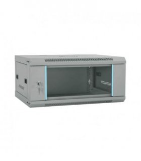 vidaXL Network Cabinet with Storage Grey 60 x 35 x 28 cm Steel — Size: 600 x 350 x 280 mm