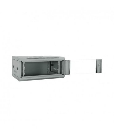 vidaXL Network Cabinet with Storage Grey 60 x 35 x 28 cm Steel — Size: 600 x 350 x 280 mm