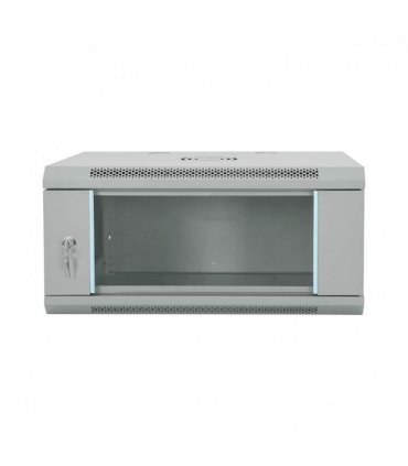 vidaXL Network Cabinet with Storage Grey 60 x 35 x 28 cm Steel — Size: 600 x 350 x 280 mm