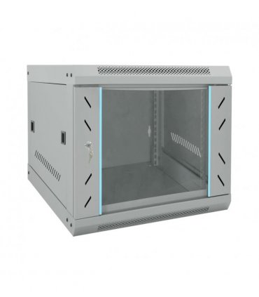 vidaXL Network Cabinet with Storage Grey 53 x 60 x 45 cm Steel — Size: 530 x 600 x 450 mm