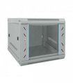 vidaXL Network Cabinet with Storage Grey 53 x 60 x 45 cm Steel — Size: 530 x 600 x 450 mm