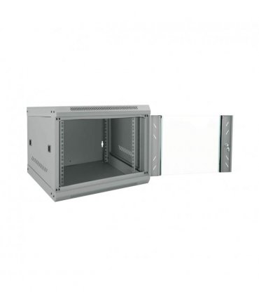vidaXL Network Cabinet with Storage Grey 53 x 60 x 45 cm Steel — Size: 530 x 600 x 450 mm