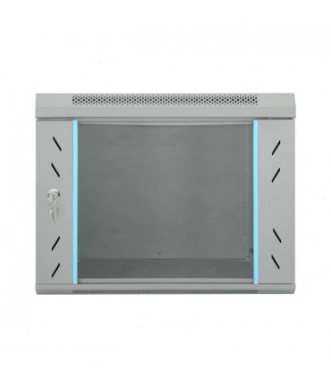 vidaXL Network Cabinet with Storage Grey 53 x 60 x 45 cm Steel — Size: 530 x 600 x 450 mm
