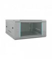 vidaXL Network Cabinet with Storage Grey 60 x 60 x 35 cm Steel — Size: 600 x 600 x 350 mm