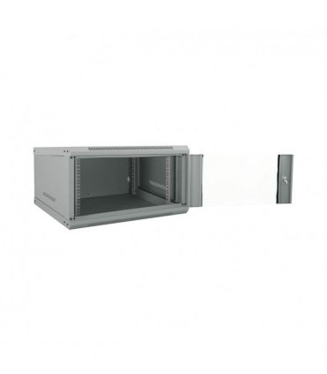 vidaXL Network Cabinet with Storage Grey 60 x 60 x 35 cm Steel — Size: 600 x 600 x 350 mm