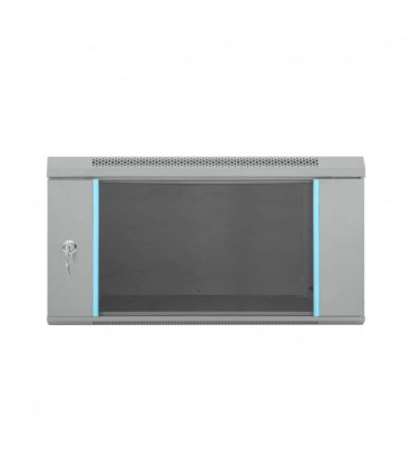 vidaXL Network Cabinet with Storage Grey 60 x 60 x 35 cm Steel — Size: 600 x 600 x 350 mm