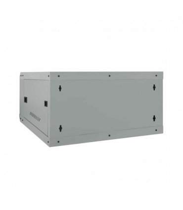 vidaXL Network Cabinet with Storage Grey 60 x 60 x 35 cm Steel — Size: 600 x 600 x 350 mm