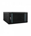 vidaXL Network Cabinet with Storage Black 60 x 60 x 35 cm Steel — Size: 600 x 600 x 350 mm