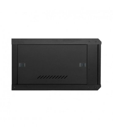 vidaXL Network Cabinet with Storage Black 60 x 60 x 35 cm Steel — Size: 600 x 600 x 350 mm