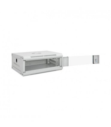 vidaXL 4U Wall Mounted Network Cabinet 19" IP20 53x40x21 cm — Colour: grey, Size: 530 x 400 x 210 mm