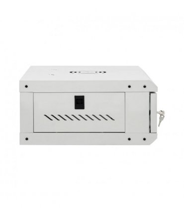 vidaXL 4U Wall Mounted Network Cabinet 19" IP20 53x40x21 cm — Colour: grey, Size: 530 x 400 x 210 mm