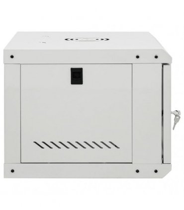 vidaXL 6U Wall Mounted Network Cabinet 19" IP20 53x40x30 cm — Colour: grey, Size: 530 x 400 x 300 mm
