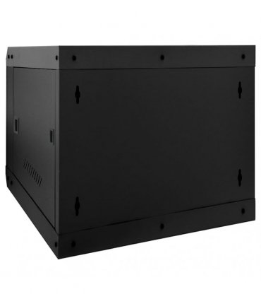 vidaXL Network Cabinet with Storage Black 53 x 60 x 45 cm Steel — Size: 530 x 600 x 450 mm
