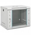 vidaXL 9U Wall Mounted Network Cabinet 19" IP20 53x40x45 cm — Colour: grey, Size: 530 x 400 x 450 mm