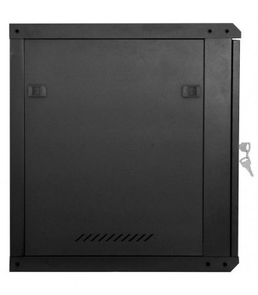 vidaXL Network Cabinet with Storage Black 60 x 45 x 65 cm Steel — Size: 600 x 450 x 650 mm