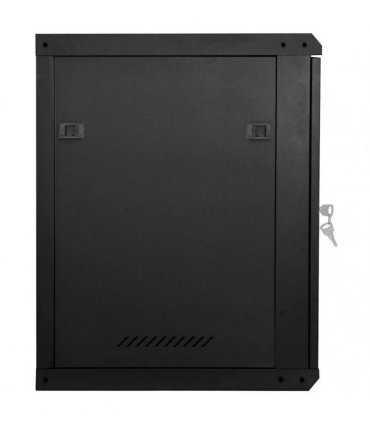 vidaXL Network Cabinet with Storage Black 53 x 60 x 60 cm Steel — Size: 530 x 600 x 600 mm