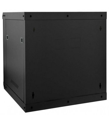 vidaXL Network Cabinet with Storage Black 53 x 60 x 60 cm Steel — Size: 530 x 600 x 600 mm