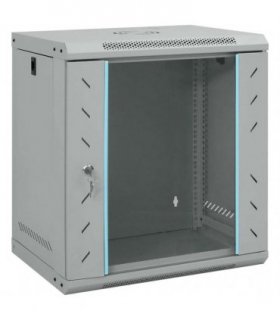 vidaXL Network Cabinet with Storage Grey 53 x 45 x 60 cm Steel — Size: 530 x 450 x 600 mm
