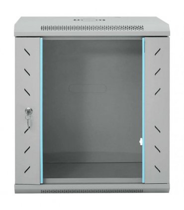 vidaXL Network Cabinet with Storage Grey 53 x 45 x 60 cm Steel — Size: 530 x 450 x 600 mm