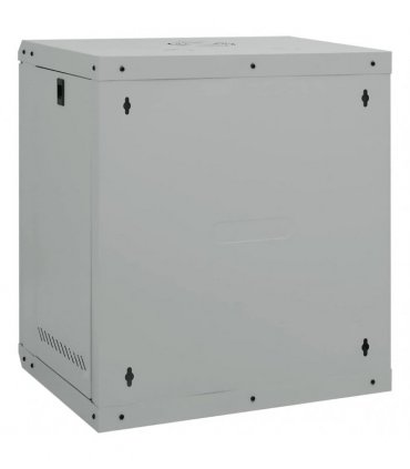 vidaXL Network Cabinet with Storage Grey 53 x 45 x 60 cm Steel — Size: 530 x 450 x 600 mm
