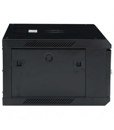 vidaXL 4U Wall Mounted Network Cabinet 19 IP20 600x450x285 mm — Colour: black, Size: 600 x 450 x 285 mm