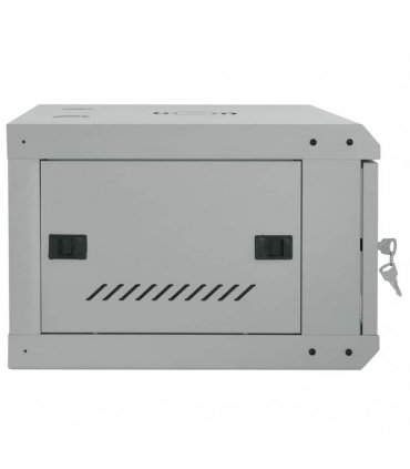 vidaXL Network Cabinet with Storage Grey 60 x 45 x 35 cm Steel — Size: 600 x 450 x 350 mm